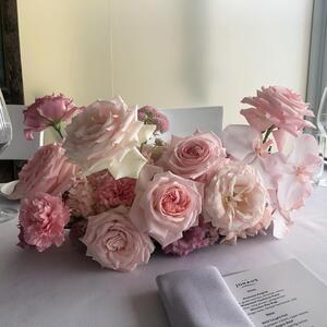 The prettiest pink’s for a sweet baby girls Christening