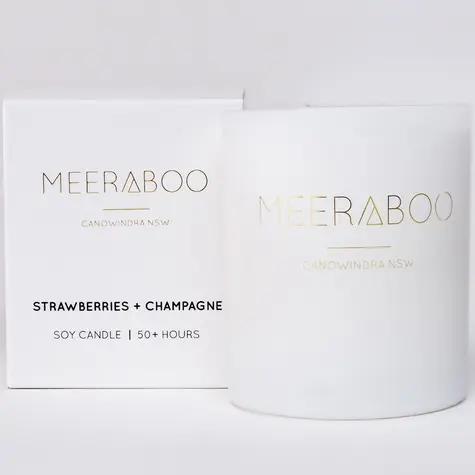 Candle - Strawberries + Champagne thumbnail